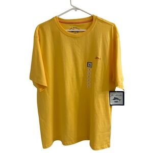 Joe Marlin Unwind Mens XL Yellow Cotton Jersey Short Sleeve T-Shirt JMKS-13915